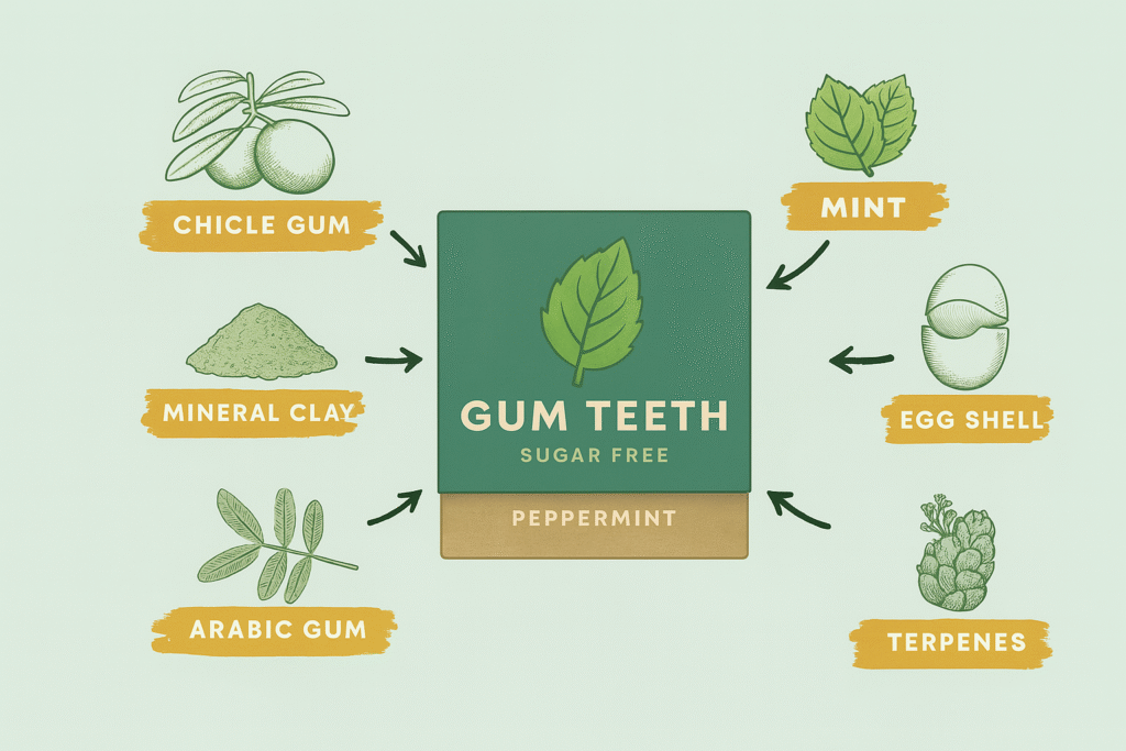 Gum Teeth Ingredients